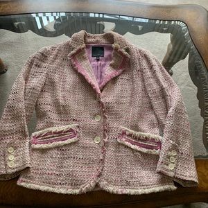 Pink and cream jacket